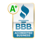A+ BBB Accredited Business badge.